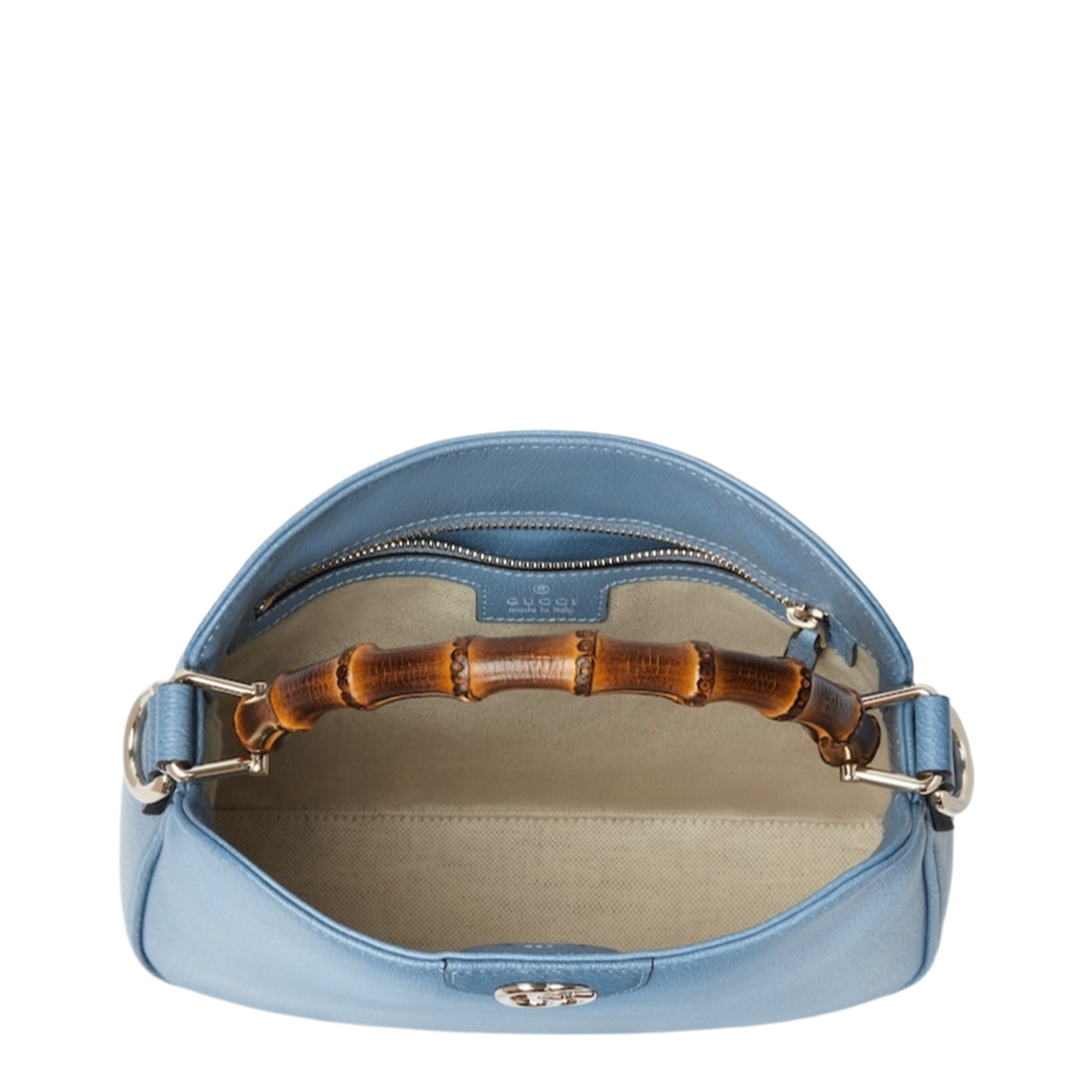 Diana Small Shoulder Bag in Gradient Blue Leather