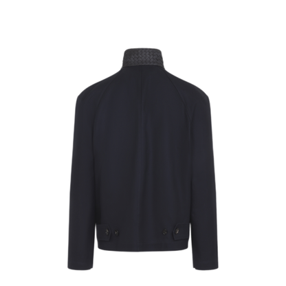 MAYFEYR - Bottega Veneta - Midnight Blue Cotton Gabardine Jacket - 874709V6CK04071