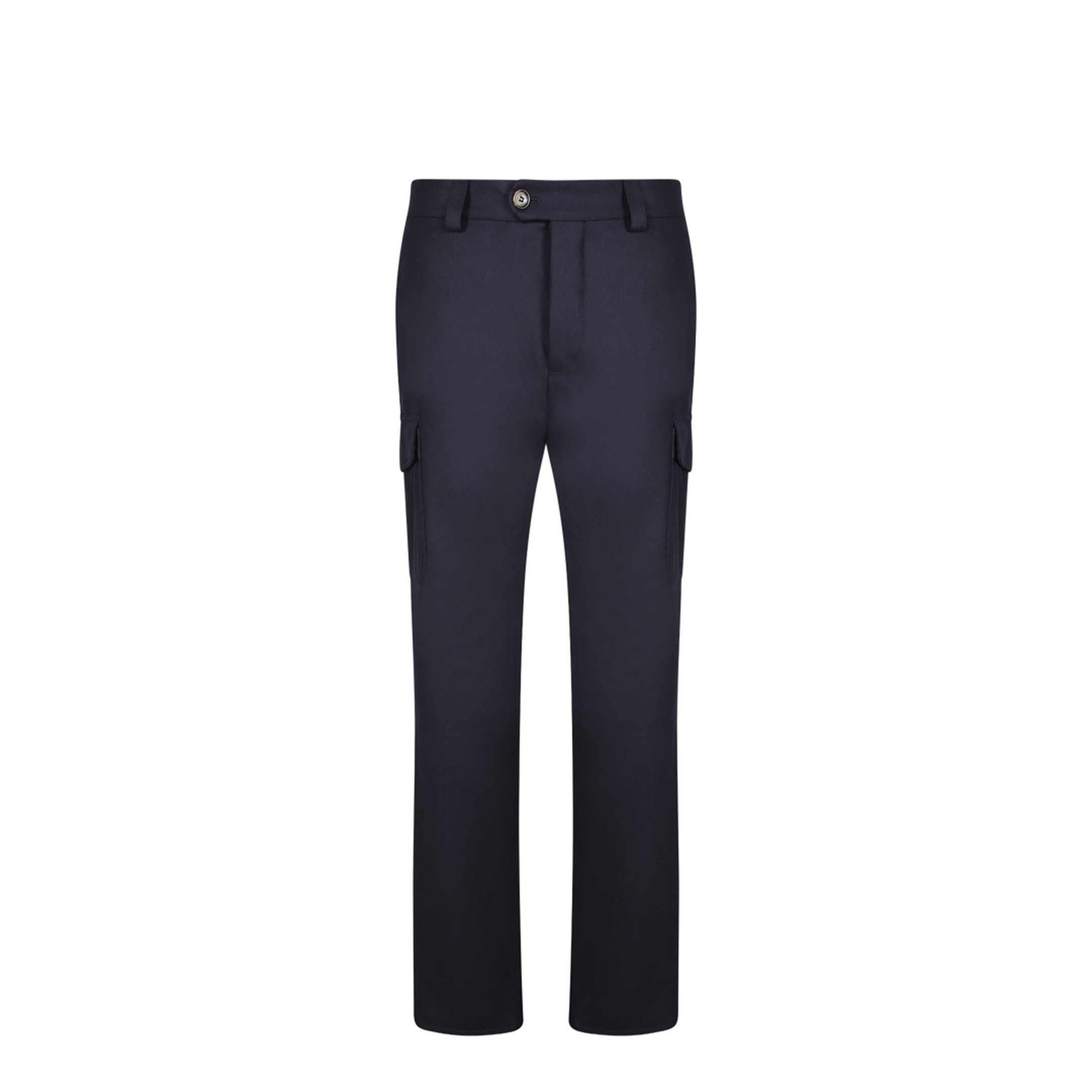 Flannel Pants with Cargo Pockets