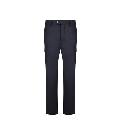 Flannel Pants with Cargo Pockets