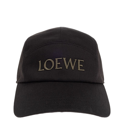 Camp Cap in Cotton Black