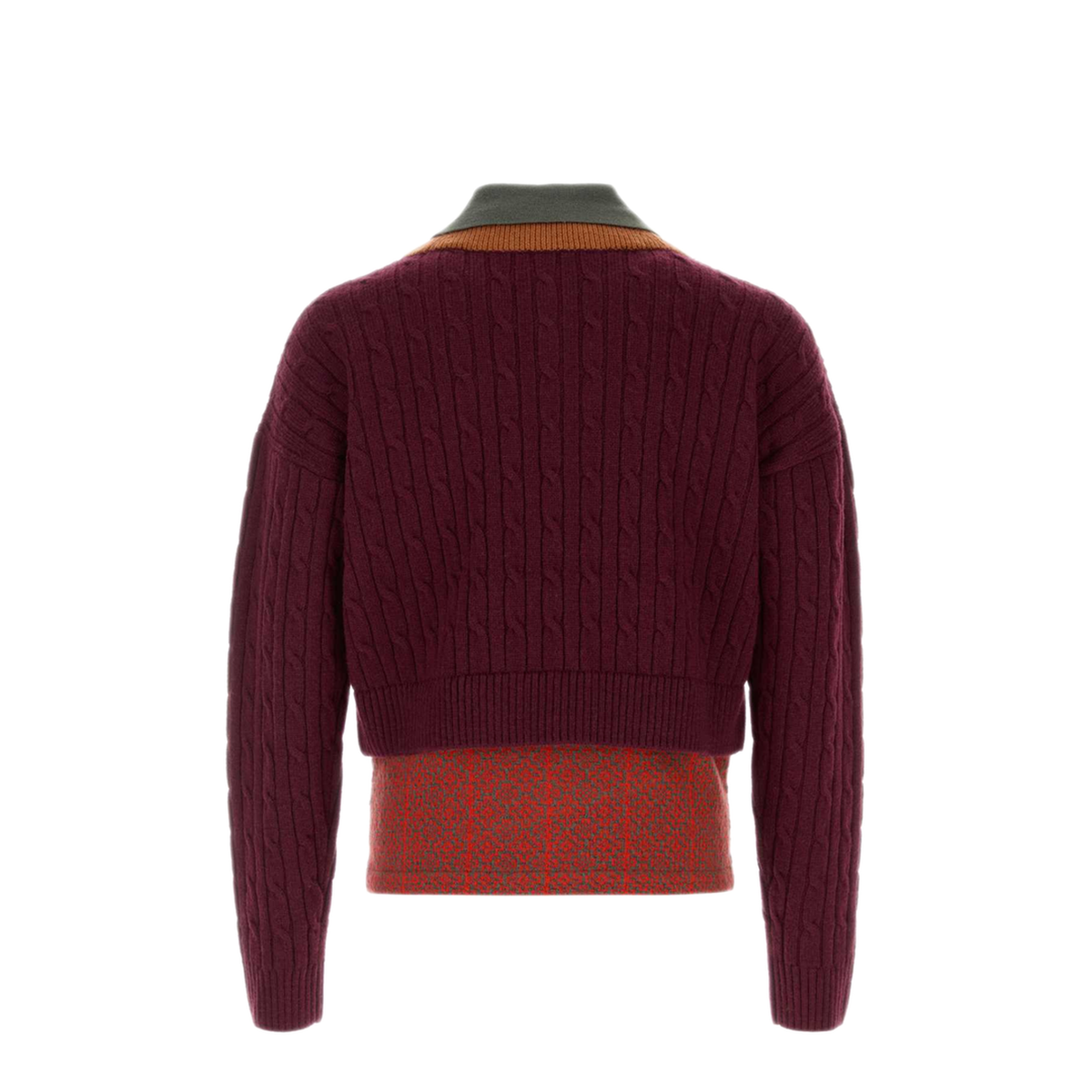 MAYFEYR - Dries Van Noten - Multicolor Wool Blend Polo Shirt - 2620212204751359
