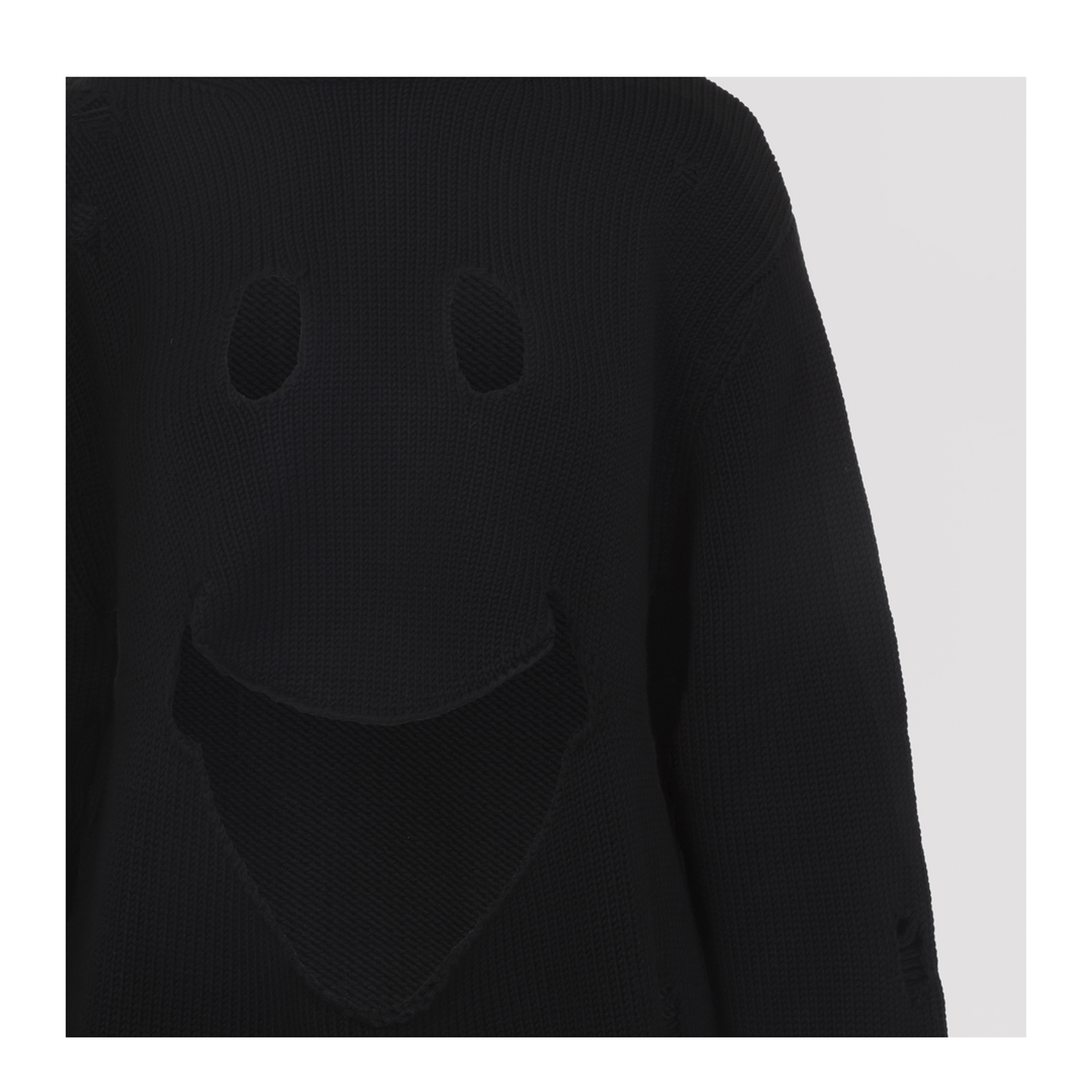 MAYFEYR - Moschino - Smile Cropped Sweater - 252D09225405