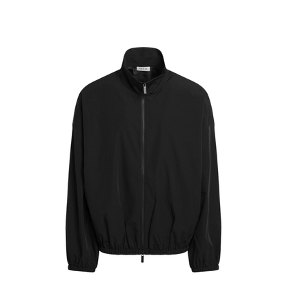 Black Nylon Track Jacket