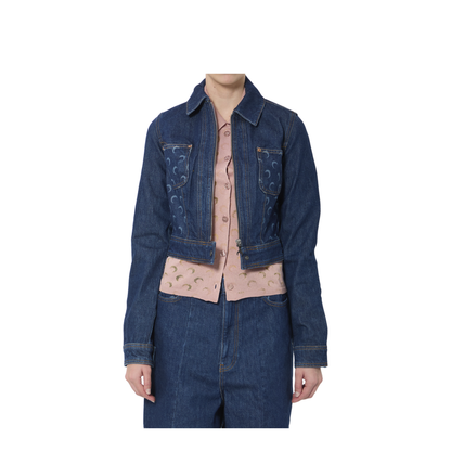 MAYFEYR - Marine Serre - Midnight Trucker Jacket - WJA076ARDEN0002BL80