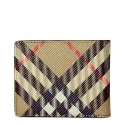 Printed E Canvas Wallet