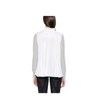 White V-Necked Cardigan