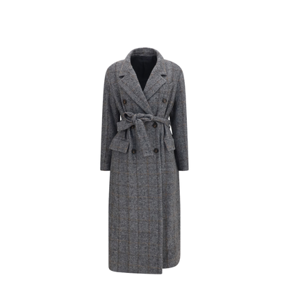 MAYFEYR - Brunello Cucinelli - Long Alpaca-Blend Coat With Belt - MG5729937