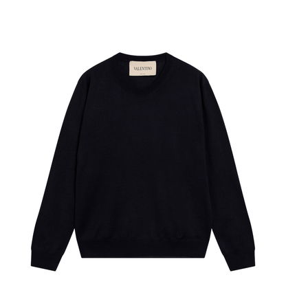 Midnight Blue Wool Sweater
