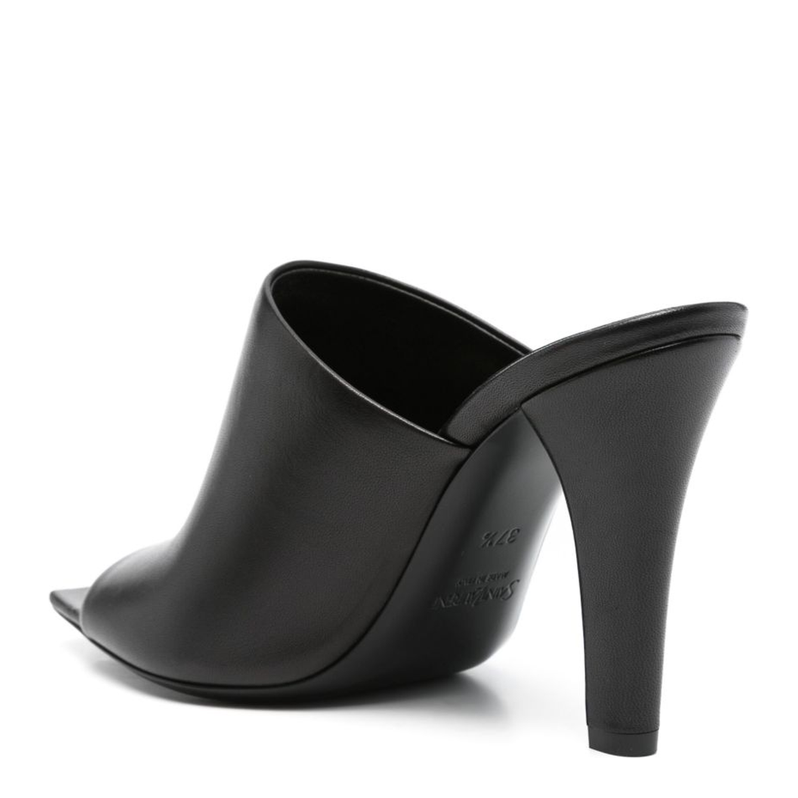 Mules in Smooth Leather