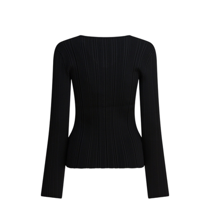 MAYFEYR - Self Portrait - Top With Lace - AW25042TBBLACK