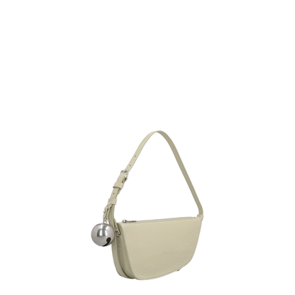 Small Shield Leather Shoulder Bag