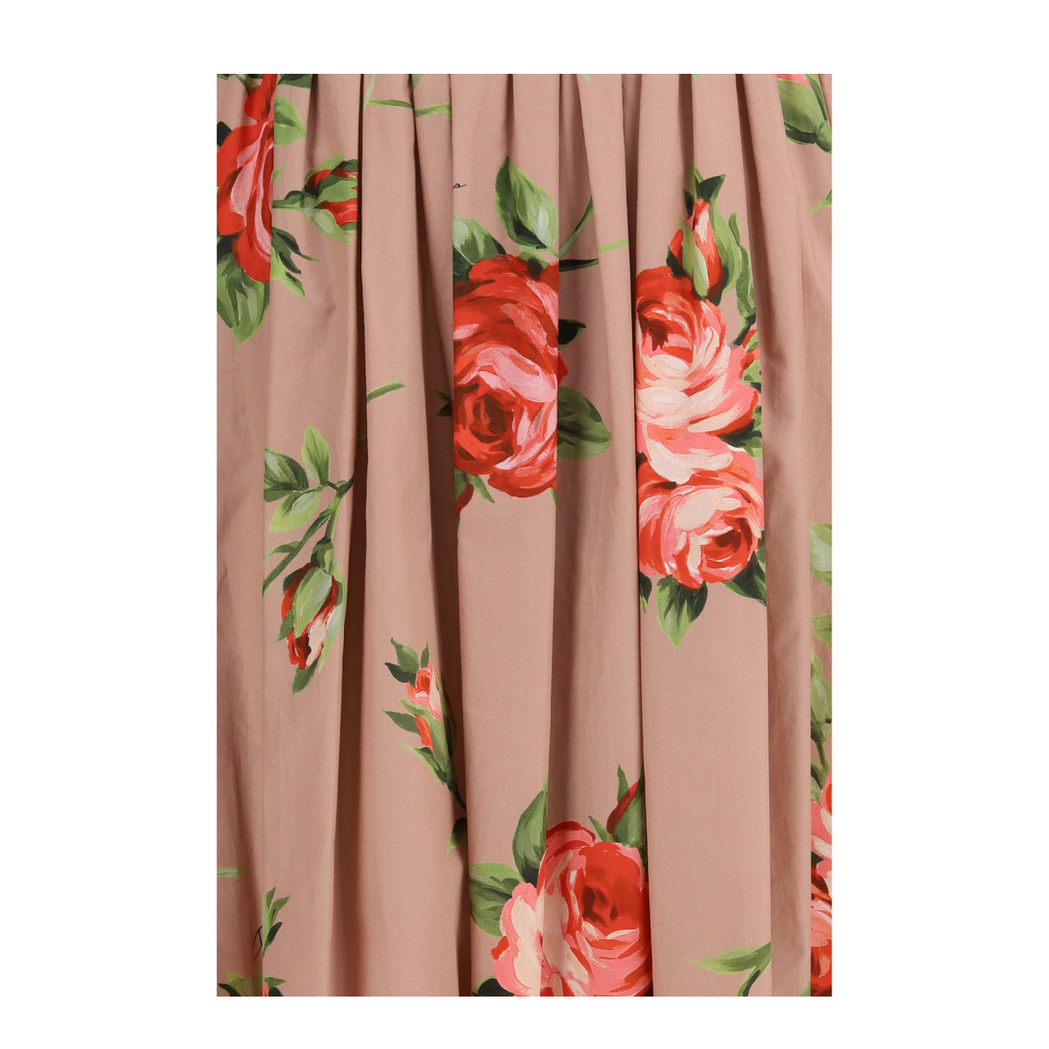 MAYFEYR - Dolce & Gabbana - Cotton Dress With Rose Bouquet Print - F612PTHS5UT