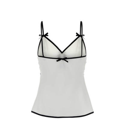 MAYFEYR - Moschino - White Crepe Top - A080255330001