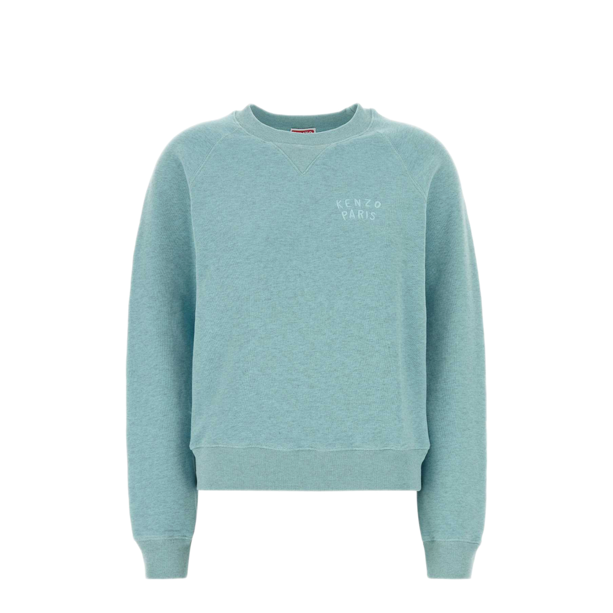 MAYFEYR - Kenzo - Light Blue Cotton Sweatshirt - FG52SW2104MJ62