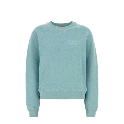 MAYFEYR - Kenzo - Light Blue Cotton Sweatshirt - FG52SW2104MJ62