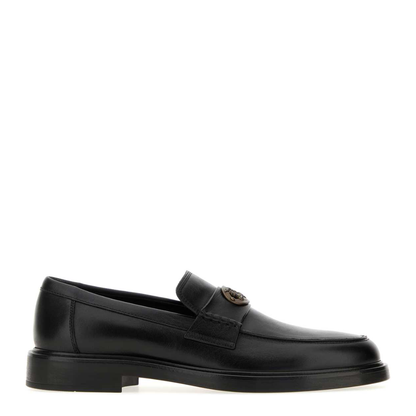 MAYFEYR - Burberry - Black Leather Pembroke Loafers - 8127954A1189
