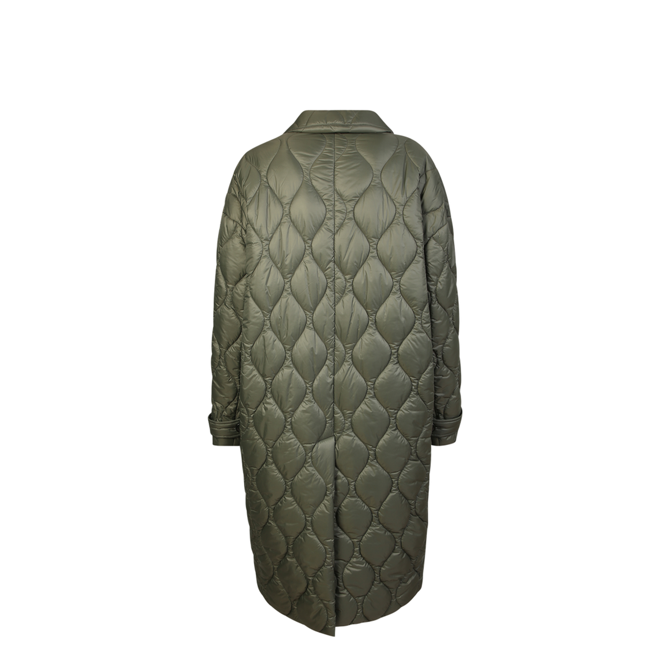 Quilted Coat Green