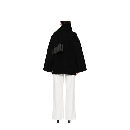 Black Wool Blend Jacket