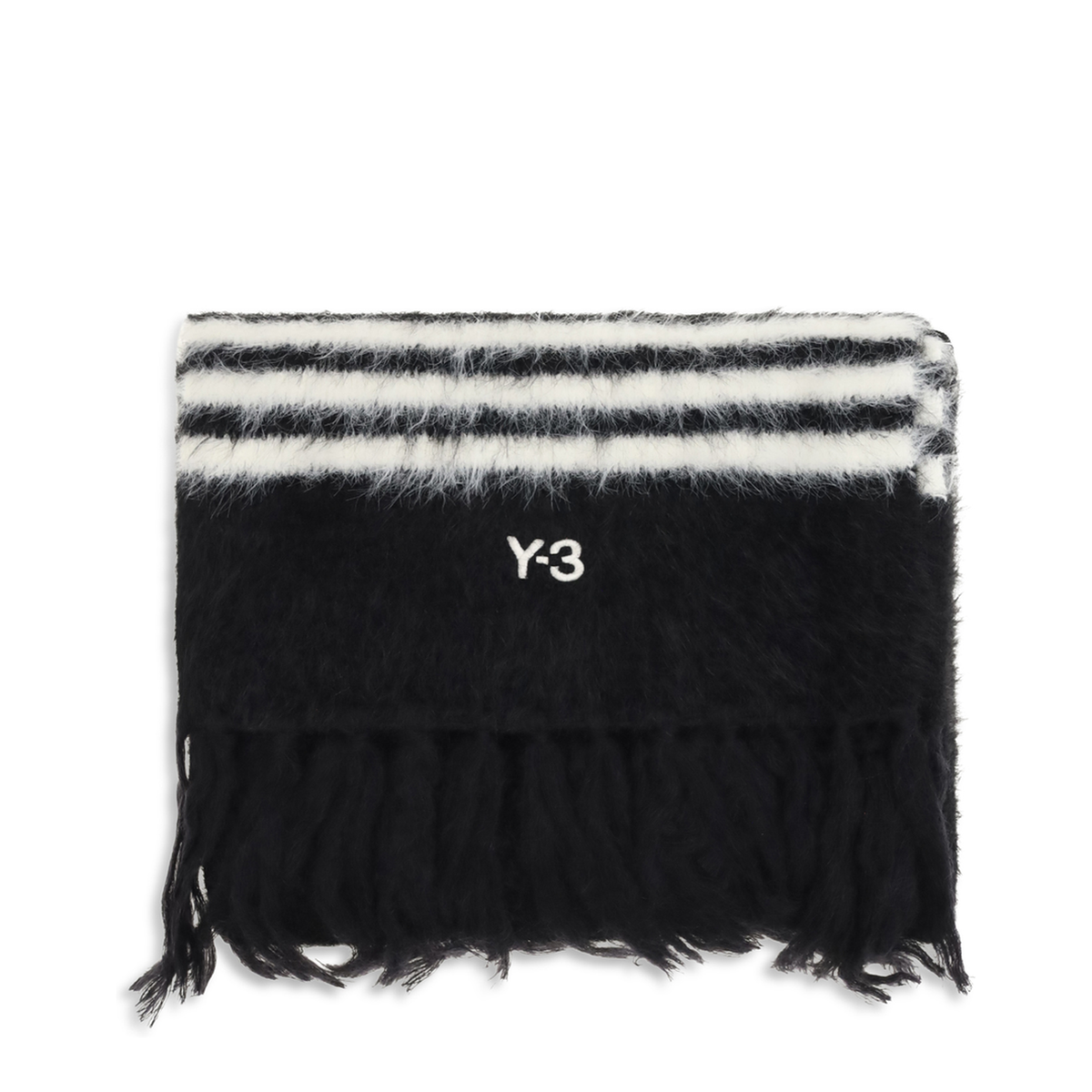 MAYFEYR - Y-3 - Brushed Fringed Scarf - KS8164BLACK