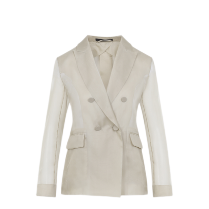 MAYFEYR - Max Mara - Pianoforte Slogan Organza Jacket - 2611041014600001