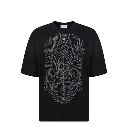 Cotton Body Scan Print T-Shirt