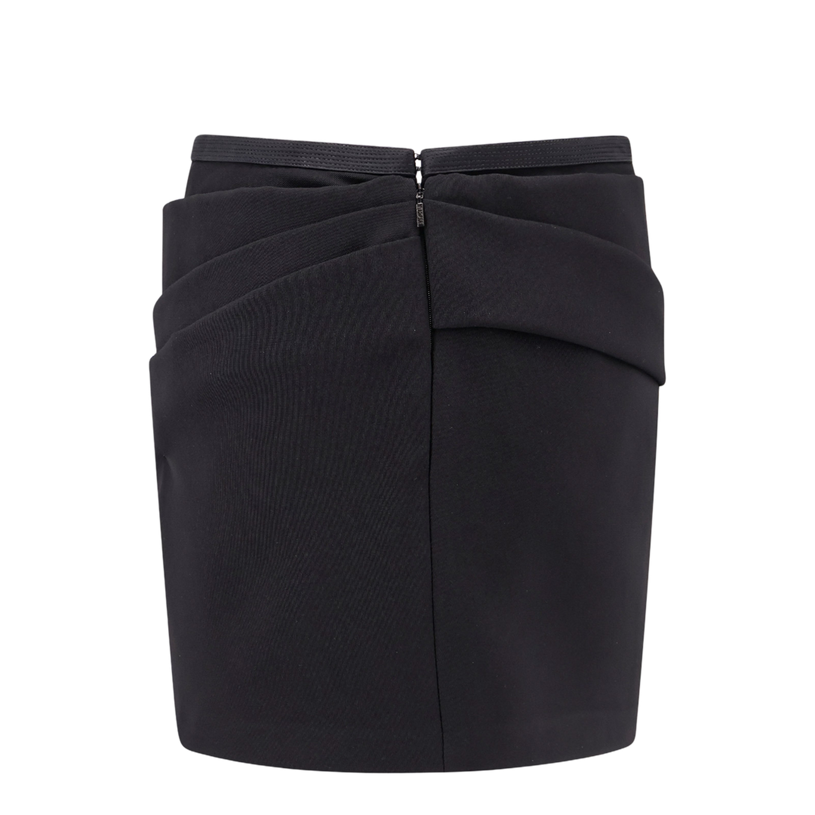 Responsible Wool Mini Skirt With Medusa Detail