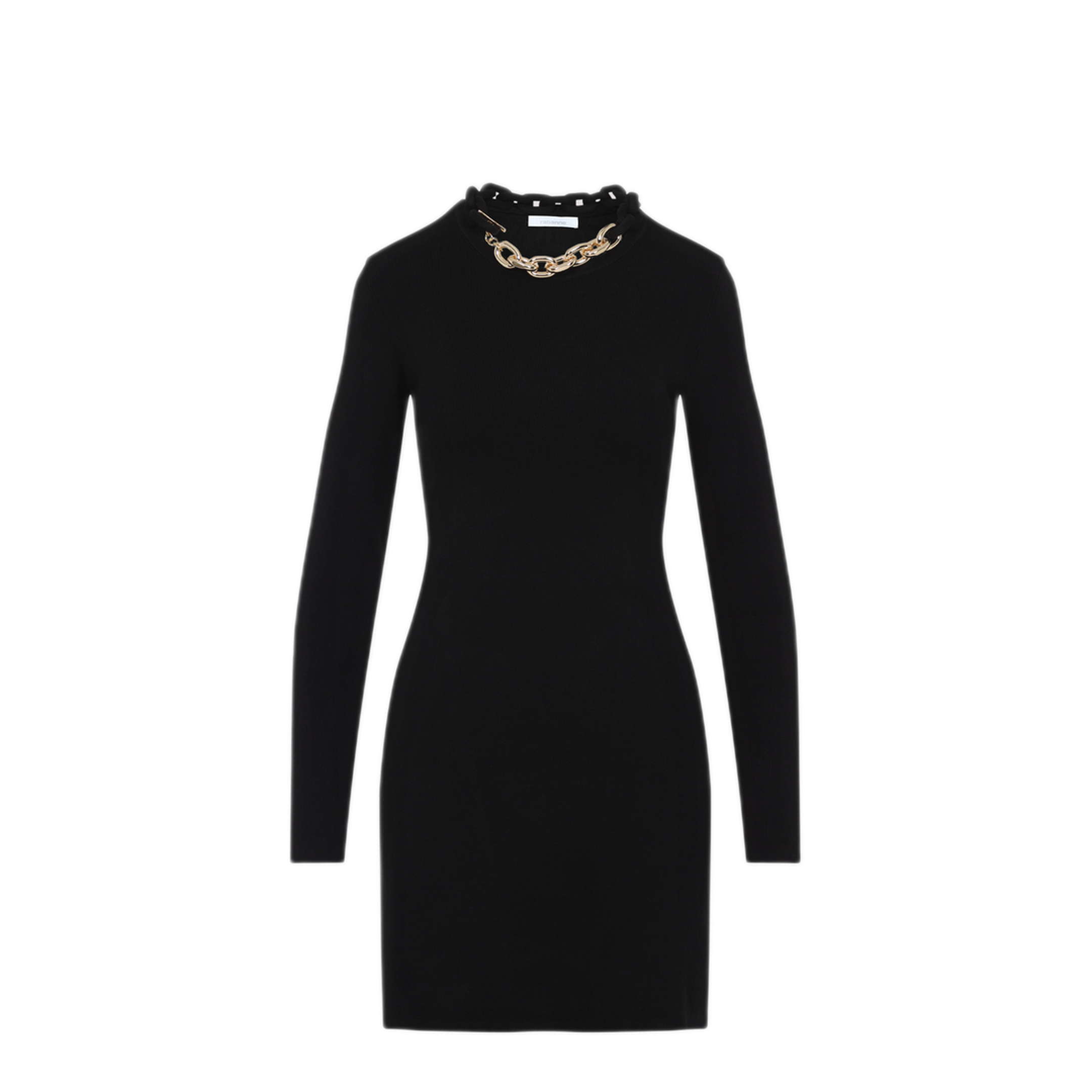 MAYFEYR - RABANNE - Black Silk Mini Dress - 25PMRO066ML0308P001