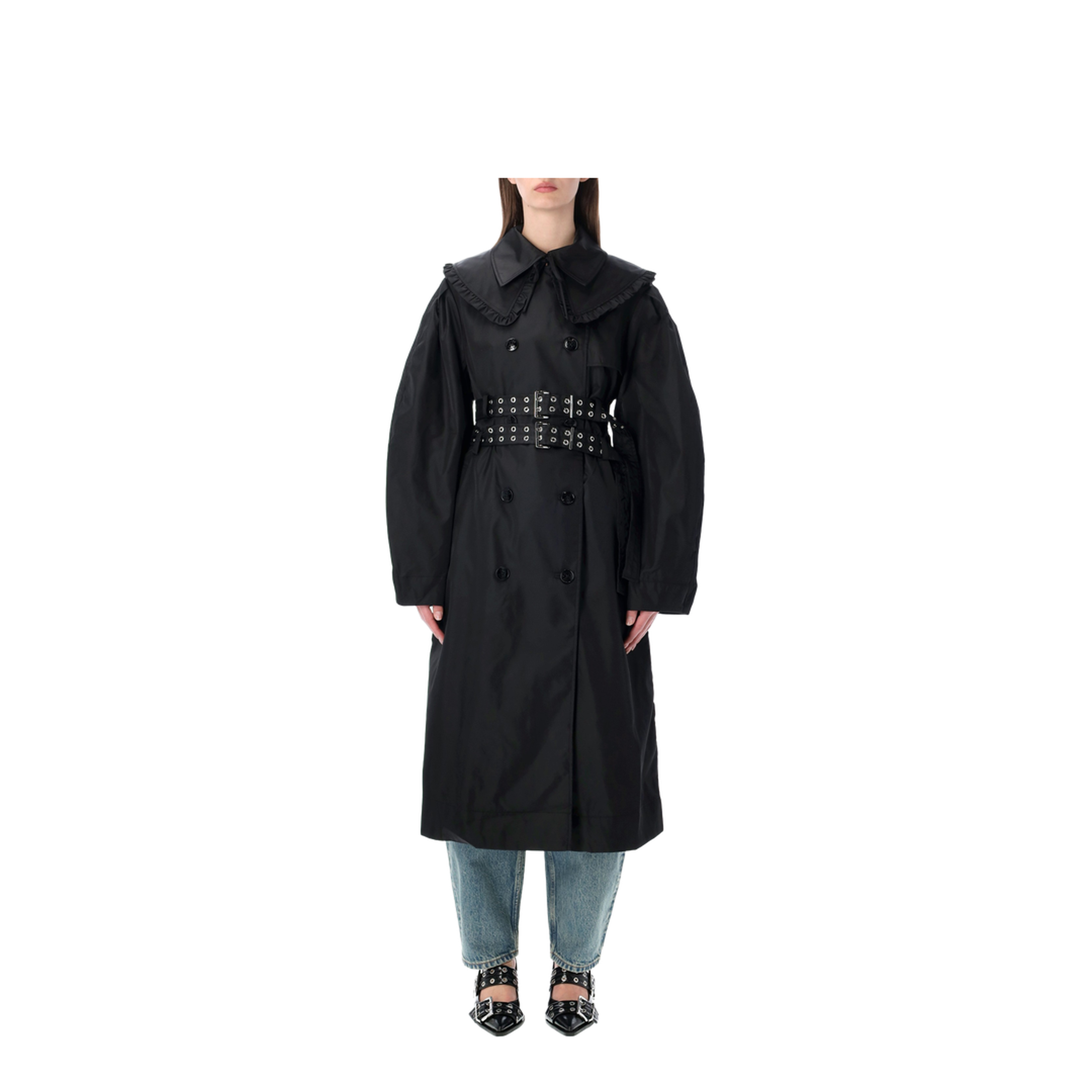 MAYFEYR - Ganni - Coats Black - A101007510708099