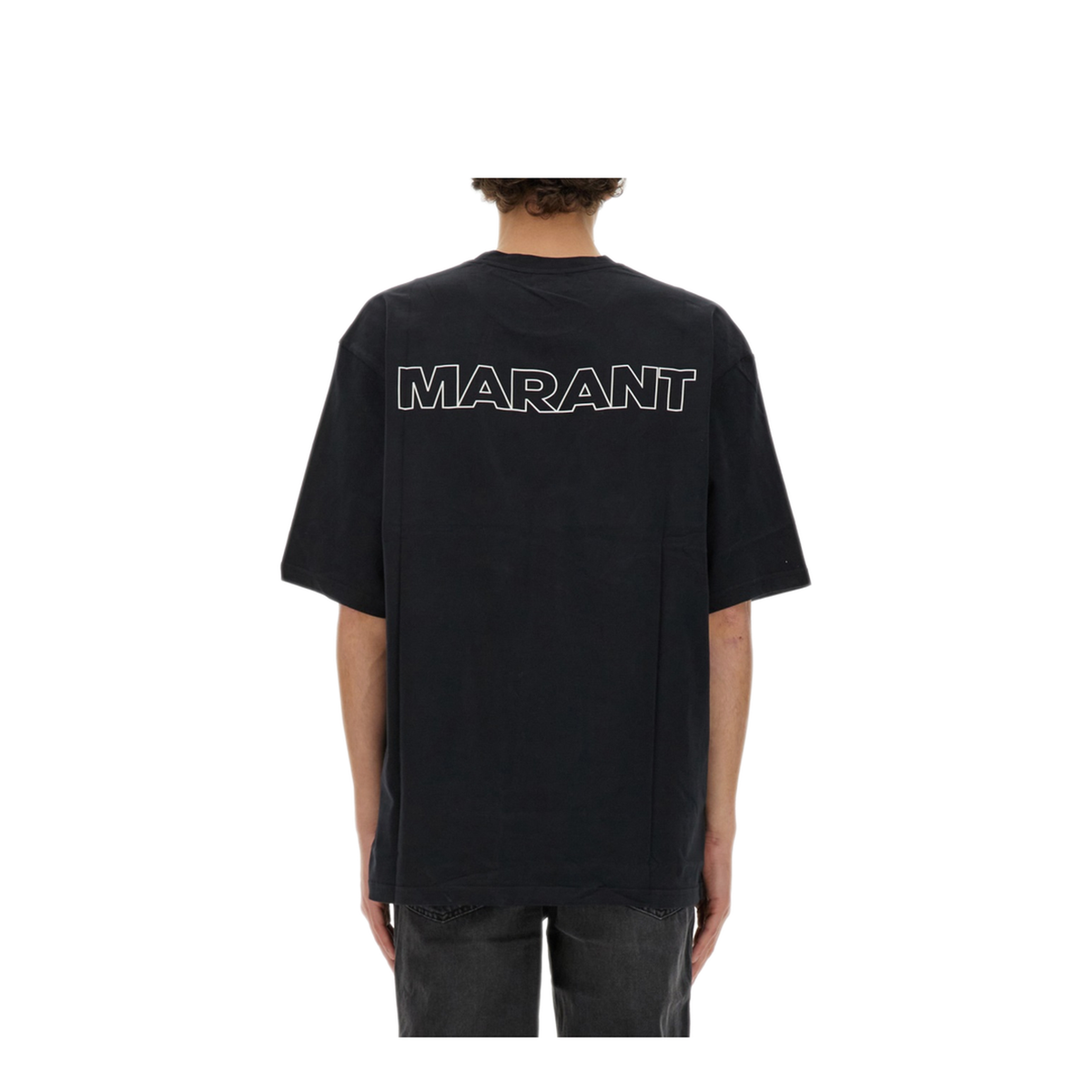 MAYFEYR - Isabel Marant Étoile - Guizy T Shirt - TS0079HBB2N18HBKWH