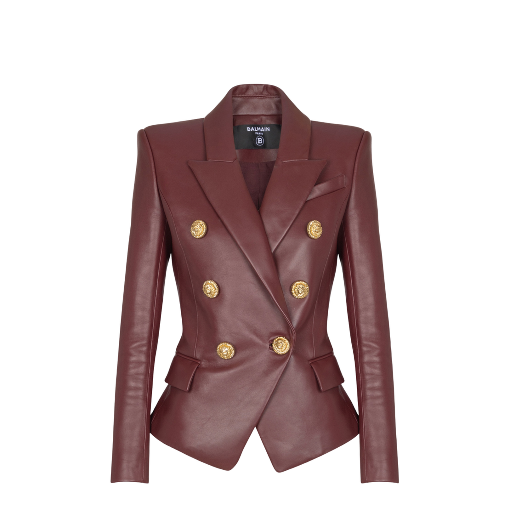 6-button lambskin jacket