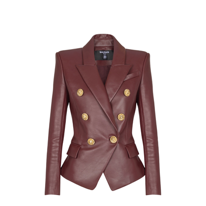 6-button lambskin jacket