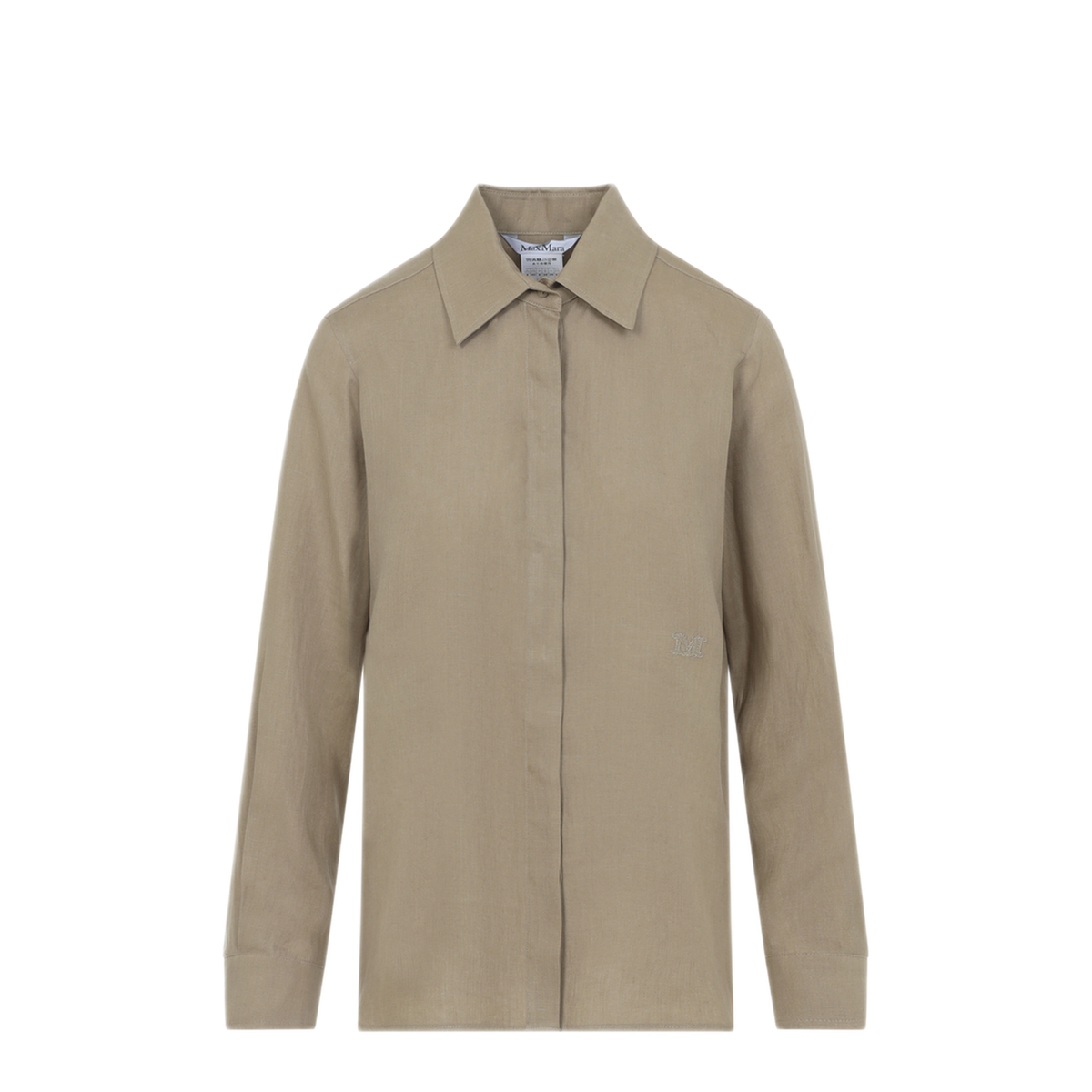 MAYFEYR - Max Mara - Linen M Logo Shirt - 2611111012600003