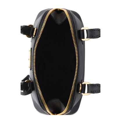 Elegant Black Leather Handbag