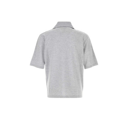 MAYFEYR - Bottega Veneta - Grey Wool Polo Knit - 835307V5L608531