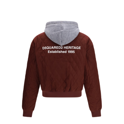 MAYFEYR - Dsquared2 - Quilted Hooded Bomber Jacket - S74AM1677D35465259