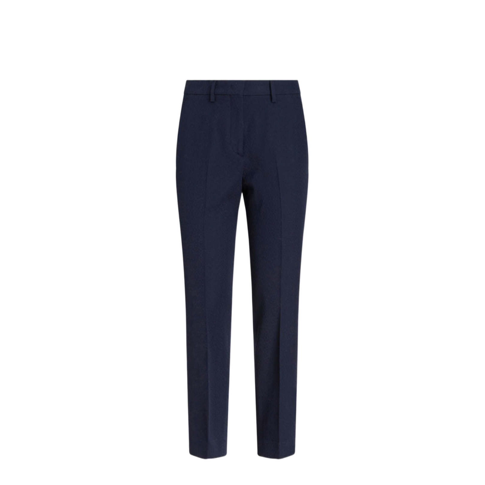 High Waist Cotton Trousers