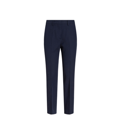 High Waist Cotton Trousers