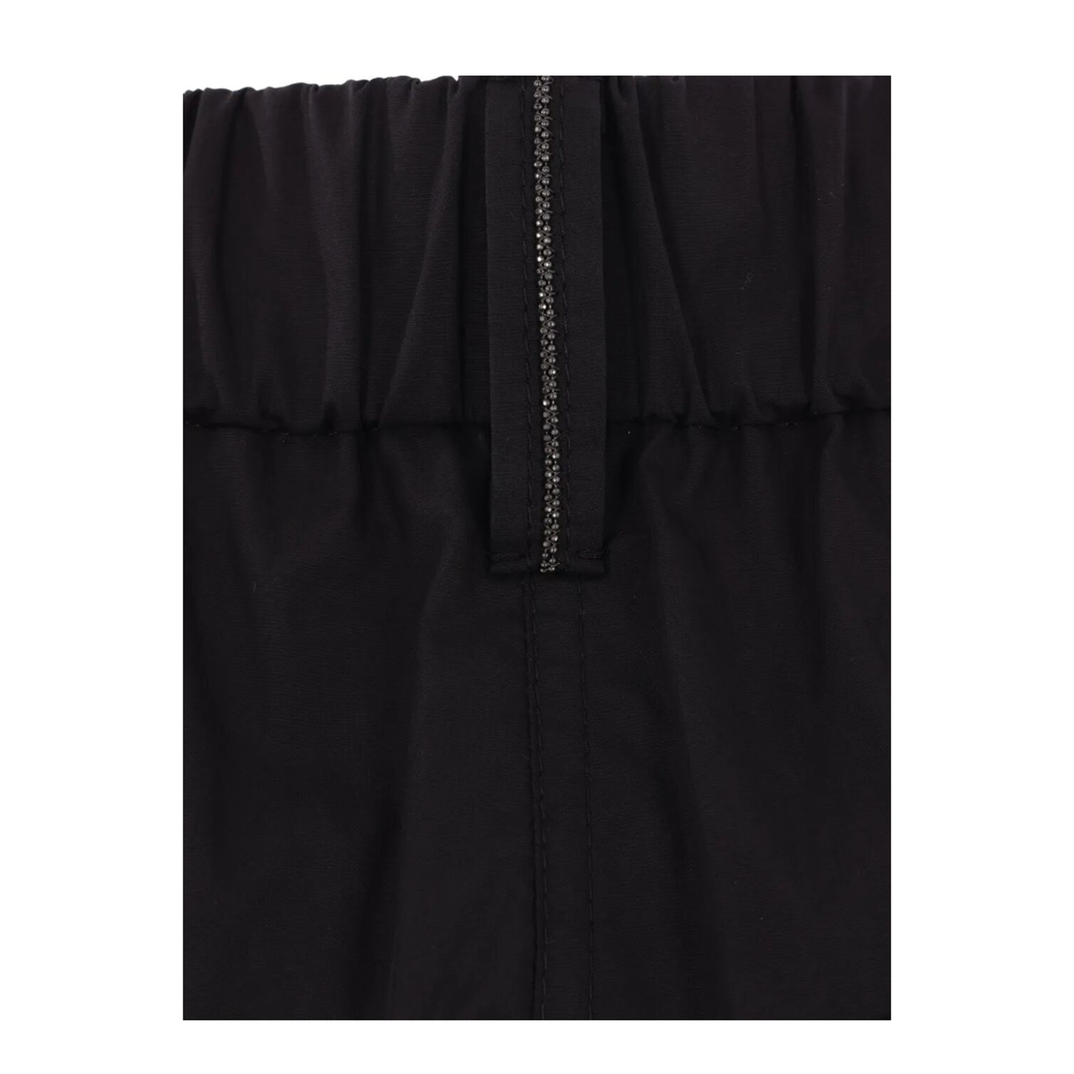 Lightweight Poplin Five-Pocket Track Trousers With Monili