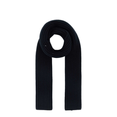 Midnight Blue Wool Scarf