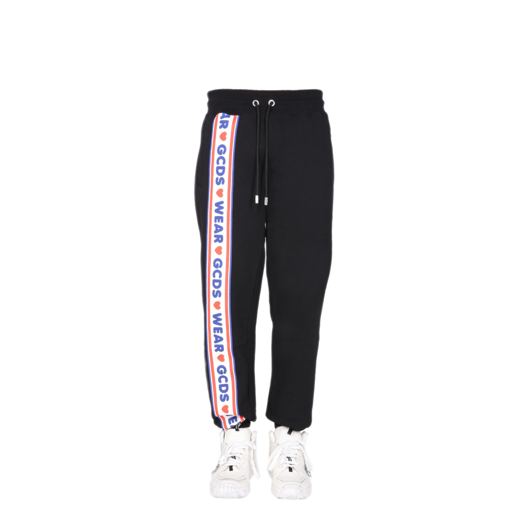 MAYFEYR - GCDS - Jogging Pants With Cute Tape Logo Band - CC94M03150302