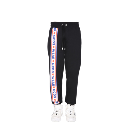 MAYFEYR - GCDS - Jogging Pants With Cute Tape Logo Band - CC94M03150302