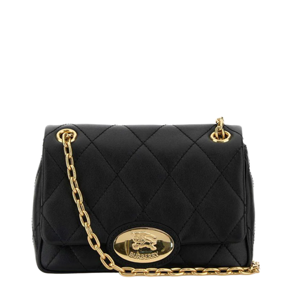 Black Quilted Crossbody Bag