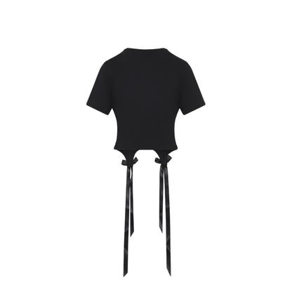 MAYFEYR - Simone Rocha - Easy T-Shirt Bow Tails - 52230571
