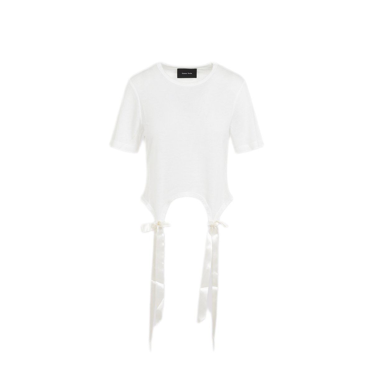 MAYFEYR - Simone Rocha - Easy T Shirt Bow Tails - 52230571IVORY