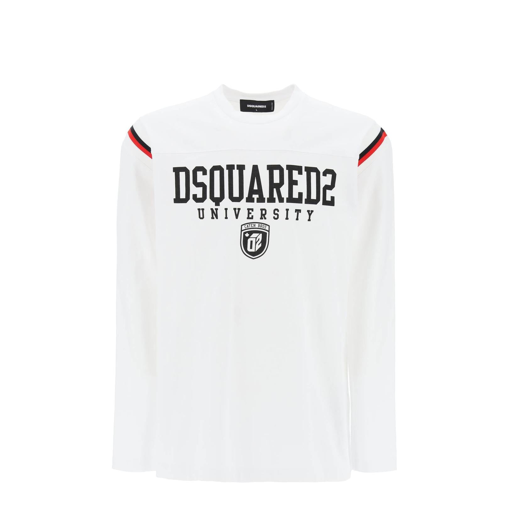 Dsquared2 long-sleeved varsity t-shirt