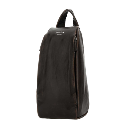 Dark Brown Nappa Leather Backpack
