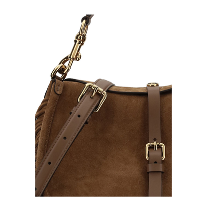 Pony Medium Calfskin Crossbody - Dark Sand