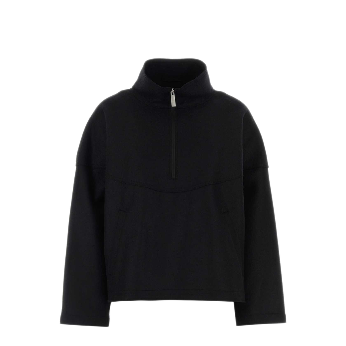 MAYFEYR - Herno - Black Wool Sweatshirt - GI00173DL335379300