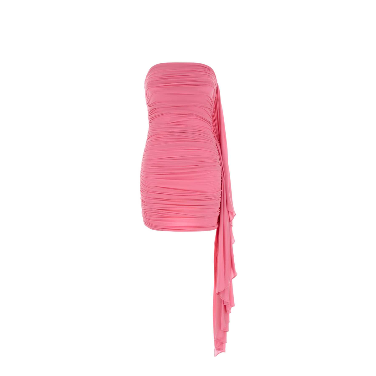 MAYFEYR - Alexander Wang - Asymmetric Ruched Strapless Mini Dress - 1CC3266000667A